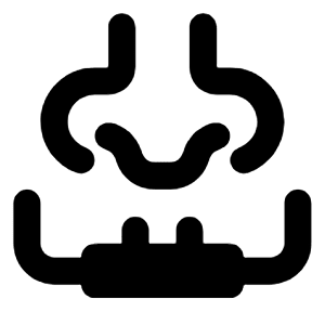 Oxygen Saturation Icon from Rounded Line - Streamline Material Free Set