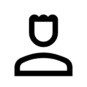 Person 4 Icon from Sharp Line - Material Symbols Set