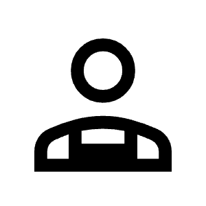 Person Apron Icon from Outlined Line - Material Symbols Set