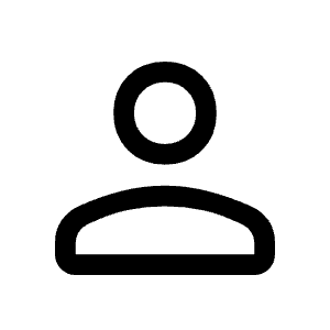 Person Icon from Rounded Line - Material Symbols Set