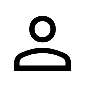 Person Icon from Outlined Line - Material Symbols Set