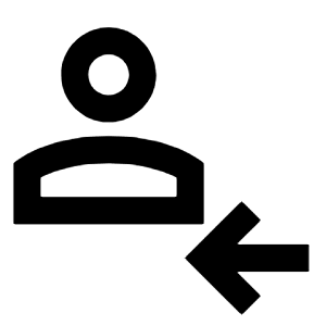 Person Follower Icon from Sharp Line - Streamline Material Free Set