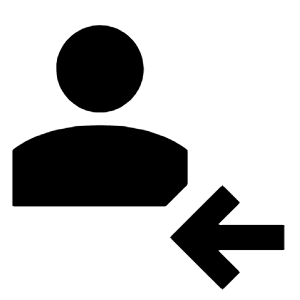 Person Follower Fill Icon from Sharp Fill - Streamline Material Free Set