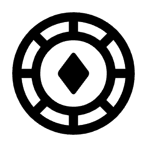 Poker Chip Icon from Rounded Line - Material Symbols Set
