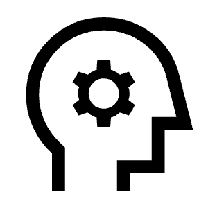 Psychology Icon from Sharp Line - Material Symbols Set