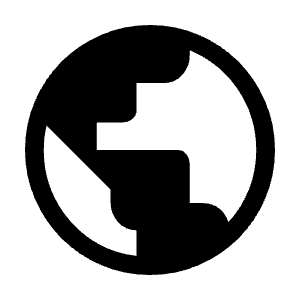 Public Fill Icon from Rounded Fill - Material Symbols Set