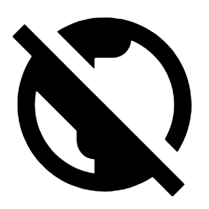 Public Off Icon from Outlined Line - Streamline Material Free Set