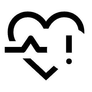 Pulse Alert Icon from Outlined Line - Material Symbols Set