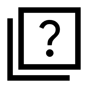 Quiz Icon from Sharp Line - Material Symbols Set