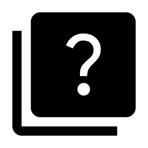 Quiz Fill Icon from Outlined Fill - Material Symbols Set