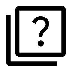 Quiz Icon from Outlined Line - Material Symbols Set