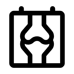 Radiology Icon from Rounded Line - Material Symbols Set