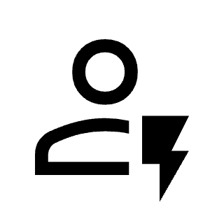 Recent Patient Icon from Sharp Line - Material Symbols Set