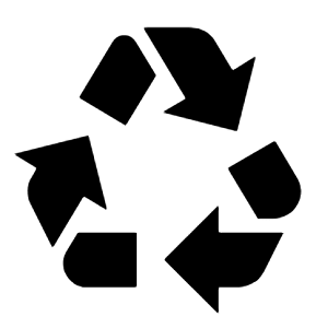 Recycling Icon from Sharp Line - Material Symbols Set