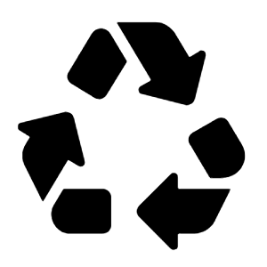 Recycling Icon from Rounded Line - Material Symbols Set