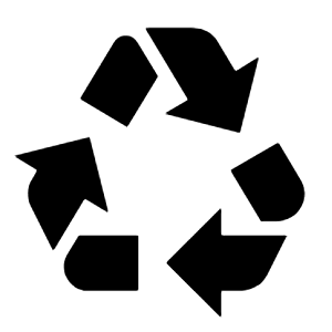 Recycling Icon from Outlined Line - Material Symbols Set