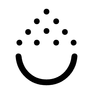 Salinity Icon from Rounded Line - Material Symbols Set