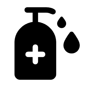 Sanitizer Fill Icon from Rounded Fill - Material Symbols Set