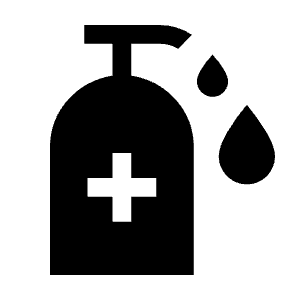 Sanitizer Fill Icon from Sharp Fill - Material Symbols Set