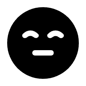 Sentiment Content Fill Icon from Rounded Fill - Material Symbols Set