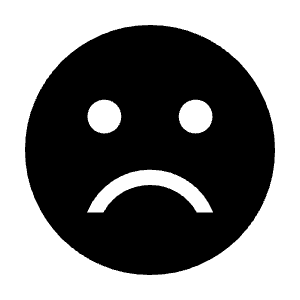 Sentiment Dissatisfied Fill Icon from Outlined Fill - Material Symbols Set