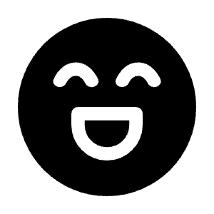 Sentiment Excited Fill Icon from Rounded Fill - Material Symbols Set