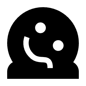 Sentiment Melt Fill Icon from Sharp Fill - Streamline Material Free Set