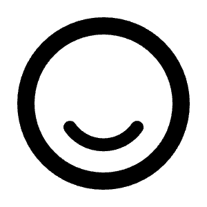 Sentiment No Eyes Icon from Rounded Line - Streamline Material Free Set