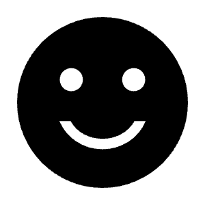 Sentiment Satisfied Fill Icon from Sharp Fill - Material Symbols Set