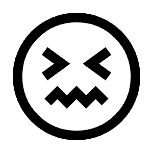 Sentiment Stressed Icon from Outlined Line - Material Symbols Set