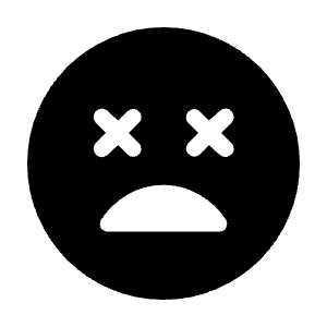 Sentiment Very Dissatisfied Fill Icon from Rounded Fill - Material Symbols Set