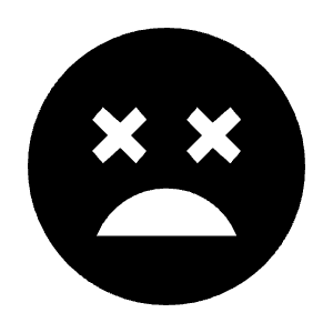 Sentiment Very Dissatisfied Fill Icon from Sharp Fill - Material Symbols Set