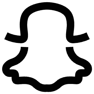Snapchat Icon from Atlas Line Set
