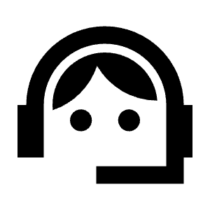 Support Agent Icon from Sharp Line - Streamline Material Free Set