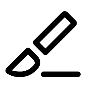 Surgical Icon from Rounded Line - Material Symbols Set