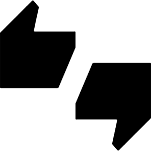 Thumbs Up Down Fill Icon from Sharp Fill - Material Symbols Set