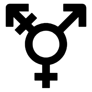 Transgender Icon from Outlined Line - Material Pro Free Set