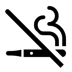 Vape Free Fill Icon from Rounded Fill - Material Symbols Set