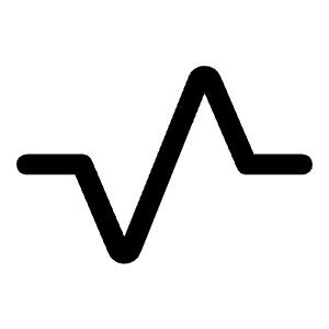 Vital Signs Fill Icon from Rounded Fill - Material Symbols Set