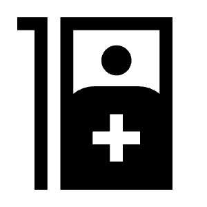 Ward Fill Icon from Sharp Fill - Material Symbols Set