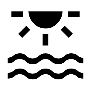 Water Lux Fill Icon from Outlined Fill - Material Symbols Set