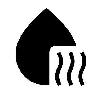 Water Voc Fill Icon from Sharp Fill - Material Symbols Set