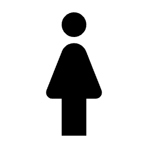 Woman Icon from Outlined Line - Material Pro Free Set