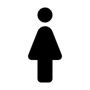 Woman Fill Icon from Rounded Fill - Streamline Material Free Set