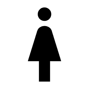 Woman Fill Icon from Outlined Fill - Material Symbols Set