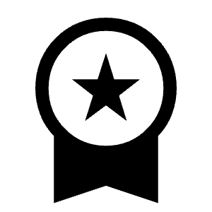 Workspace Premium Fill Icon from Outlined Fill - Material Symbols Set