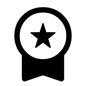 Workspace Premium Fill Icon from Rounded Fill - Material Symbols Set