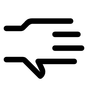 Wrist Icon from Rounded Line - Material Symbols Set
