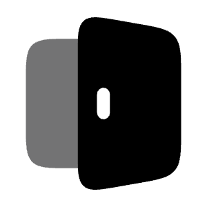 Exit Icon from Solar Bold Duotone Set