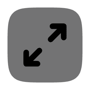 Maximize Square Minimalistic Icon from Solar Bold Duotone Set